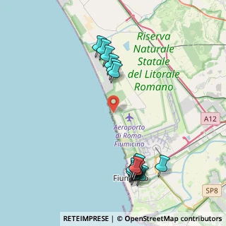 Mappa Via degli Atolli, 00054 Focene RM, Italia (4.96588)
