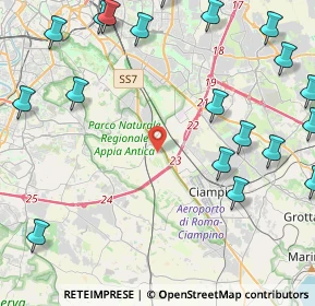 Mappa Via del Casale della Sergetta, 00178 Roma RM, Italia (6.5785)