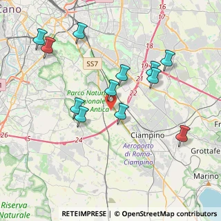 Mappa Via del Casale della Sergetta, 00178 Roma RM, Italia (4.21667)