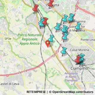 Mappa Via del Casale della Sergetta, 00178 Roma RM, Italia (2.563)