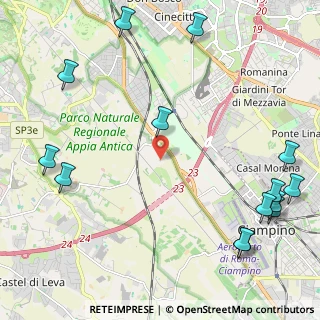 Mappa Via del Casale della Sergetta, 00178 Roma RM, Italia (3.28786)