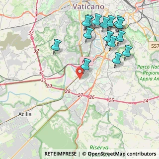 Mappa Via Mario Mona, 00144 Roma RM, Italia (5.16867)