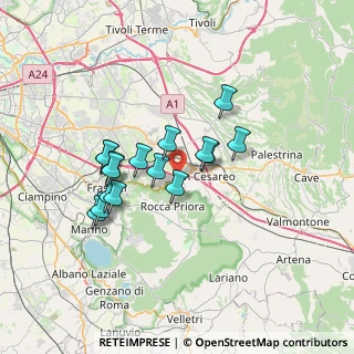Mappa Via del Commercio, 00030 San Cesareo RM, Italia (6.09125)