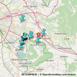 Mappa Via del Commercio, 00030 San Cesareo RM, Italia (6.97667)