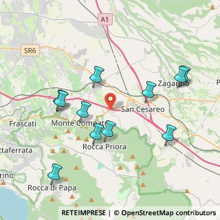 Mappa Via del Commercio, 00030 San Cesareo RM, Italia (4.37455)