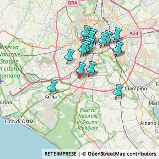 Mappa Via del Pianeta Urano, 00144 Roma RM, Italia (6.81778)