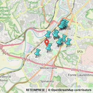 Mappa Via del Pianeta Urano, 00144 Roma RM, Italia (1.55625)