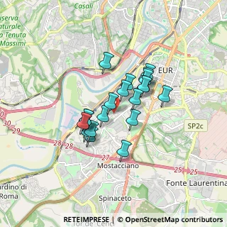 Mappa Via del Pianeta Urano, 00144 Roma RM, Italia (1.3135)