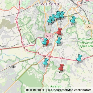 Mappa Via del Pianeta Urano, 00144 Roma RM, Italia (4.52333)