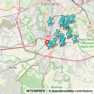 Mappa Via del Pianeta Urano, 00144 Roma RM, Italia (3.815)