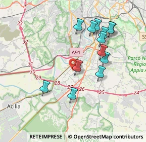 Mappa Via del Pianeta Terra, 00144 Roma RM, Italia (3.90846)