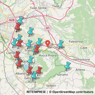 Mappa Via Prusst, 00030 Colonna RM, Italia (10.713)