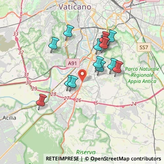 Mappa Piazzale XXV Marzo, 00144 Roma RM, Italia (3.58643)