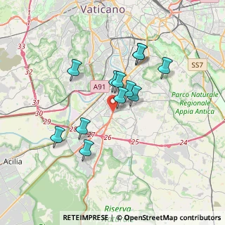 Mappa Strada Regionale, 00144 Roma RM, Italia (3.12917)