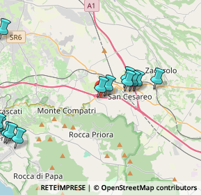 Mappa Via delle Scienze, 00030 San Cesareo RM, Italia (5.21)