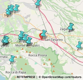 Mappa Via delle Scienze, 00030 San Cesareo RM, Italia (6.0835)