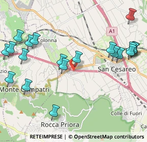 Mappa Via delle Scienze, 00030 San Cesareo RM, Italia (2.7475)