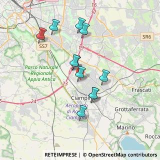 Mappa Via Casale Agostinelli, 00118 Roma RM, Italia (3.49545)