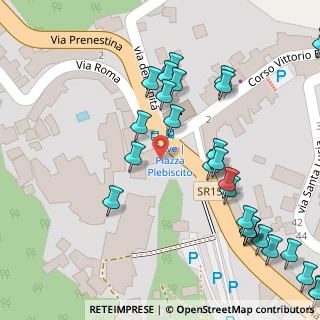 Mappa Via Scaloni alla Torre, 00033 Cave RM, Italia (0.09621)