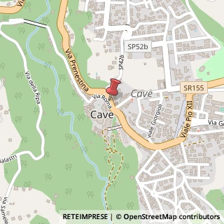 Mappa Piazza plebiscito, 00033 Cave, Roma (Lazio)