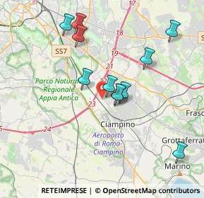 Mappa 00178 Ciampino RM, Italia (3.74818)