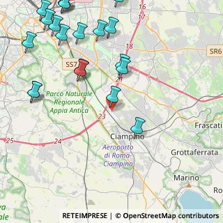 Mappa Via Ranuccio Bianchi Bandinelli, 00178 Ciampino RM, Italia (6.175)
