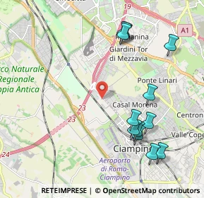 Mappa Via Ranuccio Bianchi Bandinelli, 00178 Ciampino RM, Italia (2.43083)