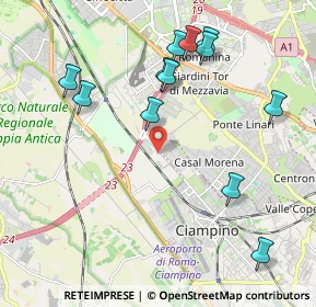 Mappa Via Ranuccio Bianchi Bandinelli, 00178 Ciampino RM, Italia (2.34167)