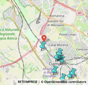 Mappa Via Ranuccio Bianchi Bandinelli, 00178 Ciampino RM, Italia (2.89)