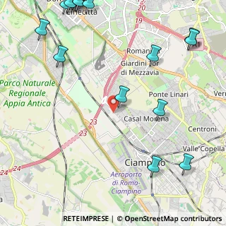Mappa Via Ranuccio Bianchi Bandinelli, 00178 Ciampino RM, Italia (3.7565)