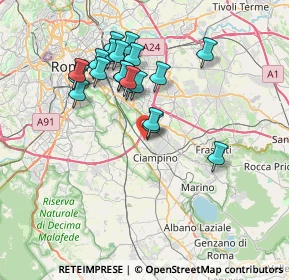 Mappa 00178 Ciampino RM, Italia (7.069)