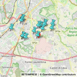 Mappa Via Marino Ghetaldi, 00143 Roma RM, Italia (1.775)