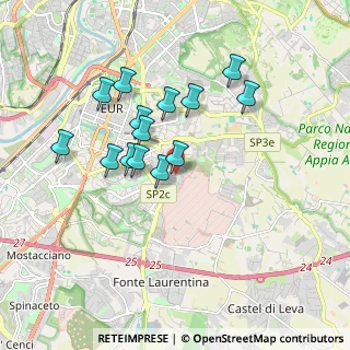 Mappa Via Marino Ghetaldi, 00143 Roma RM, Italia (1.67357)