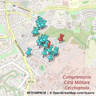 Mappa Via Marino Ghetaldi, 00143 Roma RM, Italia (0.3315)