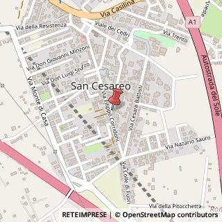 Mappa Via Enrico Toti, 131, 00030 San Cesareo, Roma (Lazio)