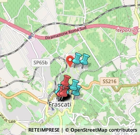 Mappa Via Metrodoro, 00044 Frascati RM, Italia (0.9145)