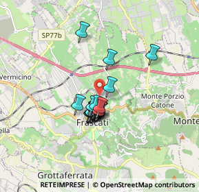 Mappa Via Metrodoro, 00044 Frascati RM, Italia (1.203)