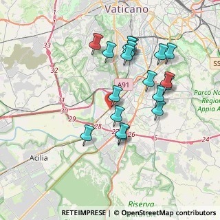 Mappa Via Sansotta, 00144 Roma RM, Italia (3.81278)