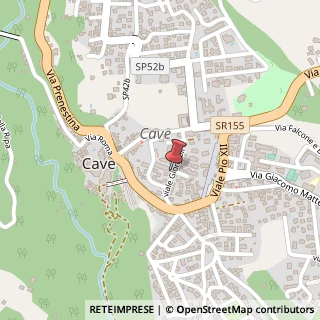 Mappa Viale Giorgioli, 35, 00033 Cave, Roma (Lazio)