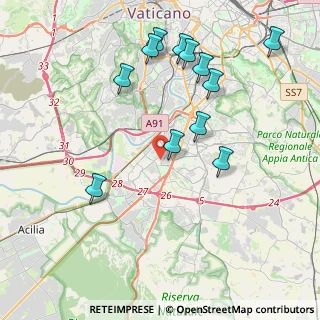 Mappa Via Avignone, 00144 Roma RM, Italia (4.55083)