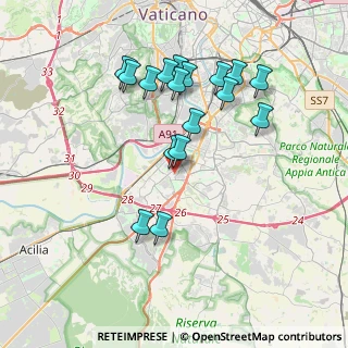 Mappa Via Avignone, 00144 Roma RM, Italia (3.84647)