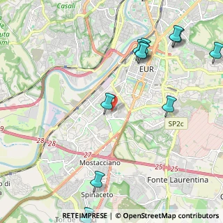 Mappa Via Avignone, 00144 Roma RM, Italia (3.03833)