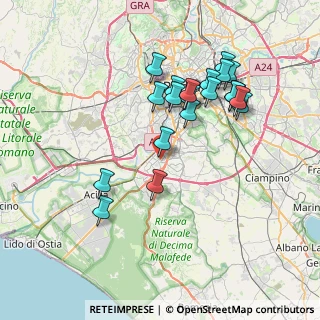 Mappa Via Avignone, 00144 Roma RM, Italia (7.67)