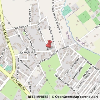 Mappa Via Roghudi, 50, 00118 Roma, Roma (Lazio)