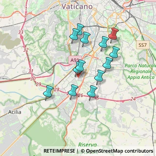 Mappa Via Tolosa, 00144 Roma RM, Italia (3.29615)