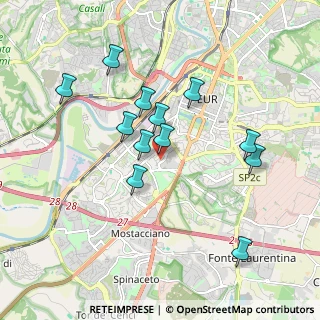 Mappa Via Tolosa, 00144 Roma RM, Italia (1.815)
