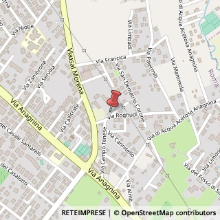 Mappa Via Roghudi, 19, 00118 Roma, Roma (Lazio)