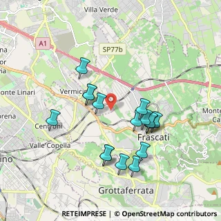 Mappa Via Tuscolana, 00044 Frascati RM, Italia (1.84625)