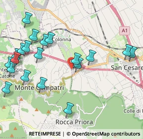 Mappa Via dei Pratoni Parti Comuni, 00030 Colonna RM, Italia (2.6125)