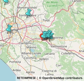 Mappa Via dei Pratoni Parti Comuni, 00030 Colonna RM, Italia (21.38)